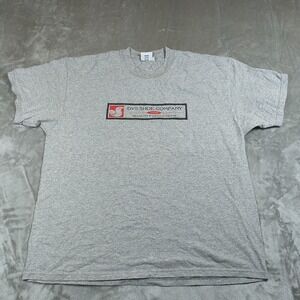 Vintage DVS Shoe Company Shirt Mens XL Gray 90s Short Sleeve Made In USA Rare